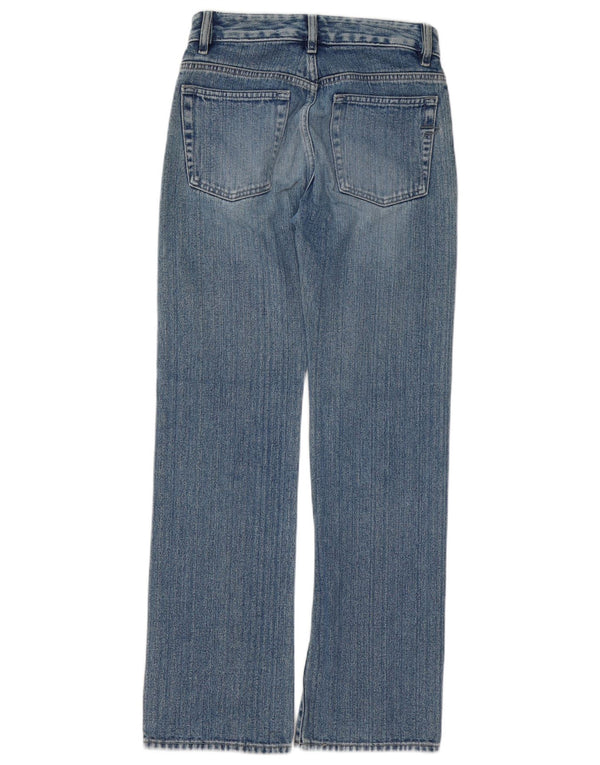 DIESEL Dame Straight Jeans W26 L30 Blå Bomuld
