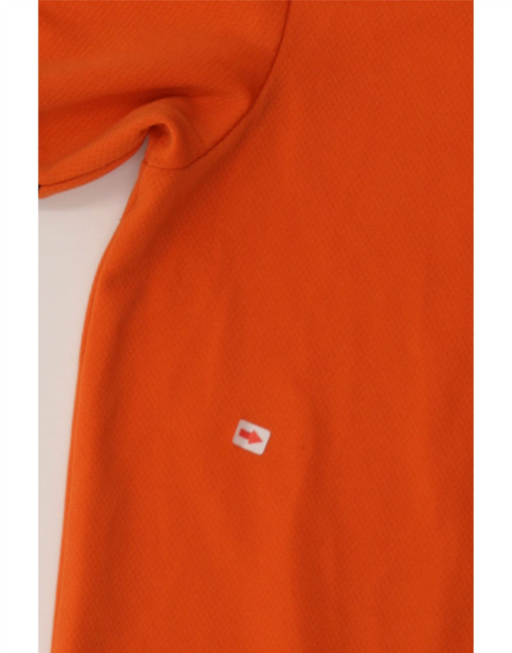 PUMA Boys T-Shirt Top 15-16 Years Orange Colourblock Polyester Vintage Puma and Second-Hand Puma from Messina Hembry 
