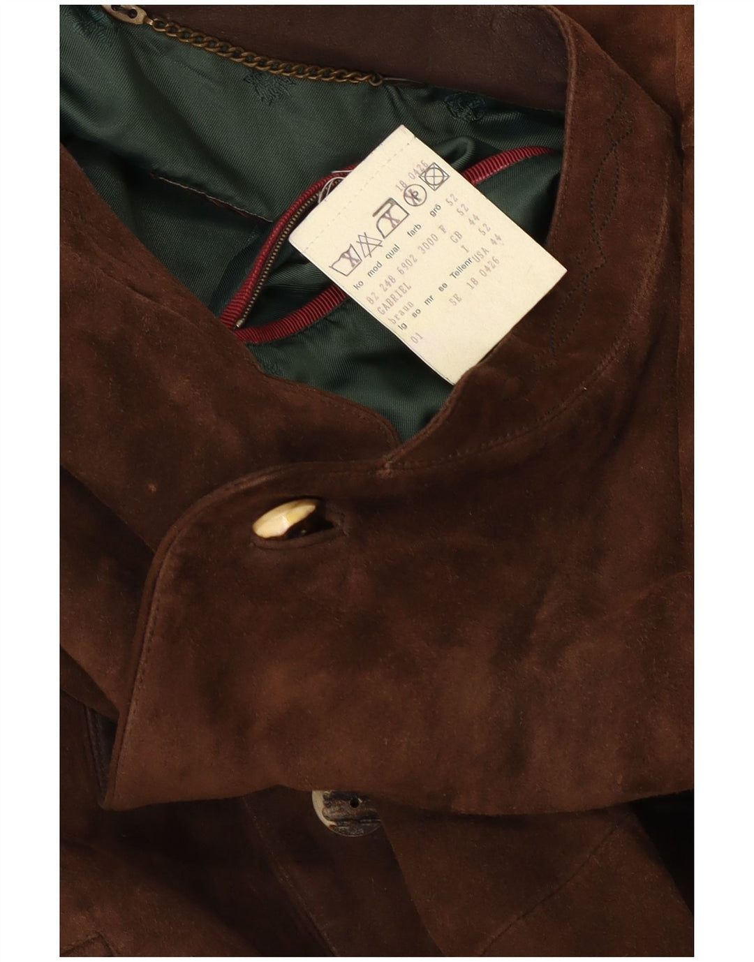 Schneiders Herre Ruskindsjakke UK 44 2XL Brun Læder Classic