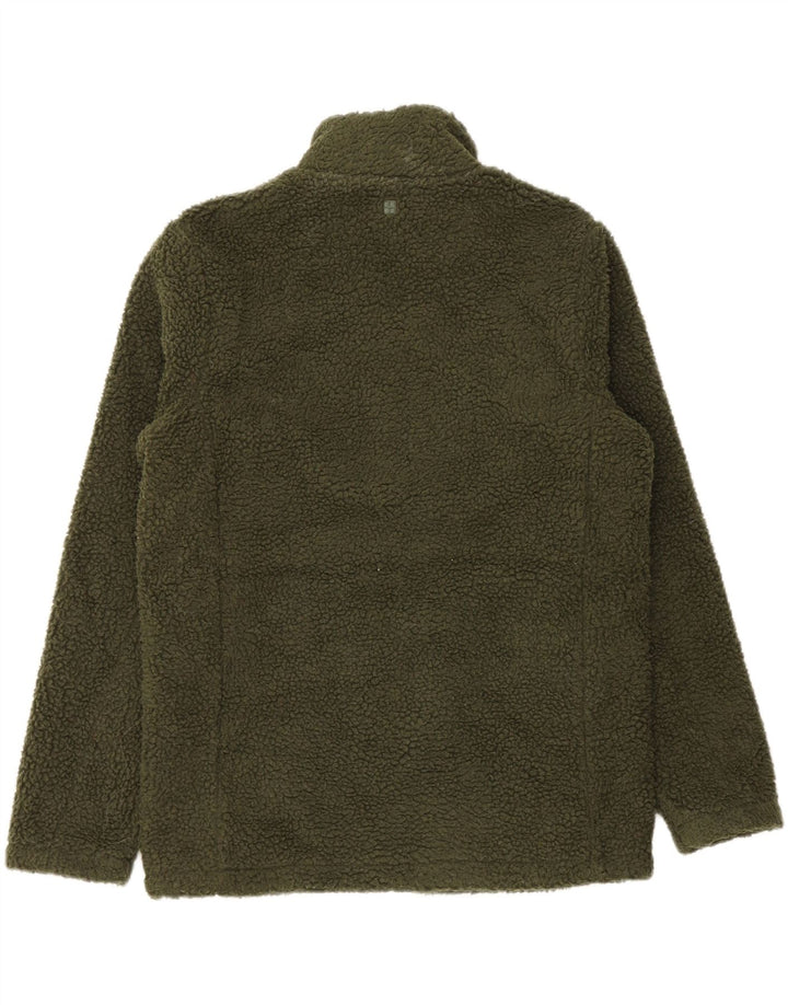 Mountain Warehouse Herre Fleecejakke UK 38 Medium Khaki Polyester