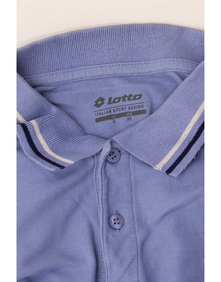 Lotto Herre Polo Shirt Lille Blå Stribet