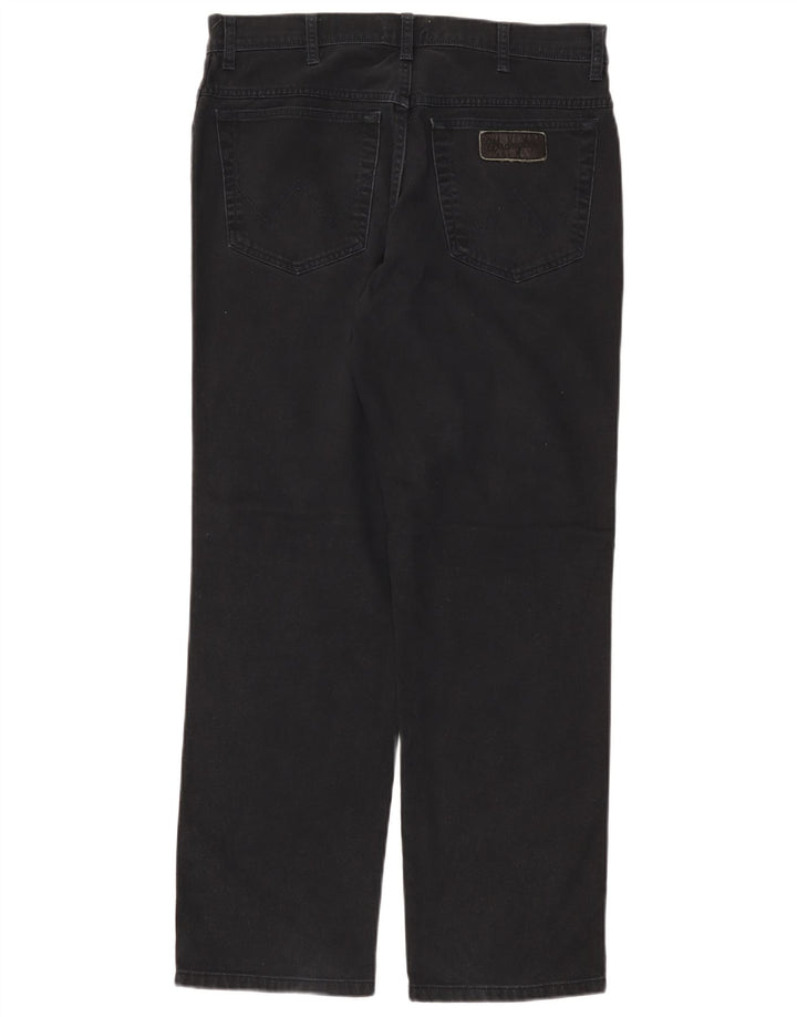 Wrangler Straight Jeans til mænd W34 L30 Sort