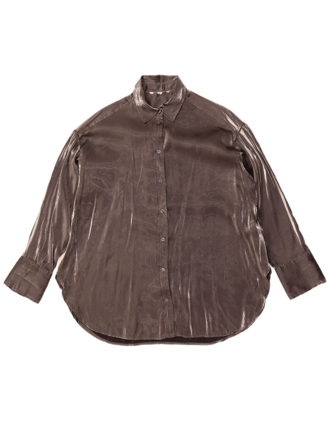 Vintage dameskjortebluse UK 18 XL Grå