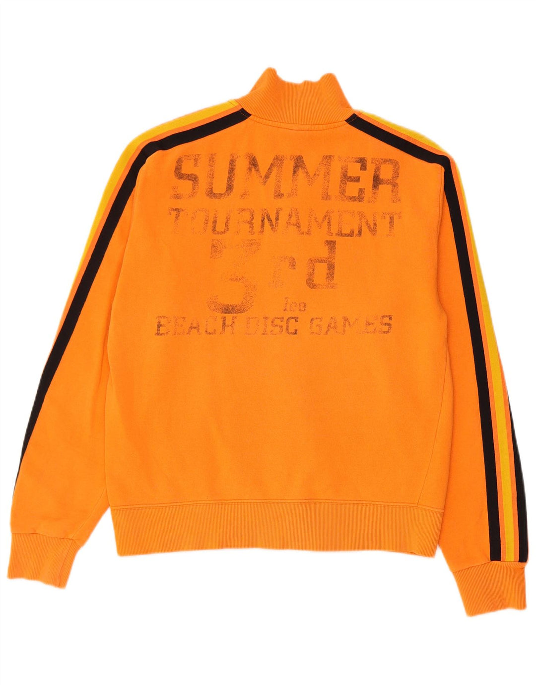 Lee Grafisk træningsdragt topjakke til kvinder UK 14 Medium Orange Colourblock