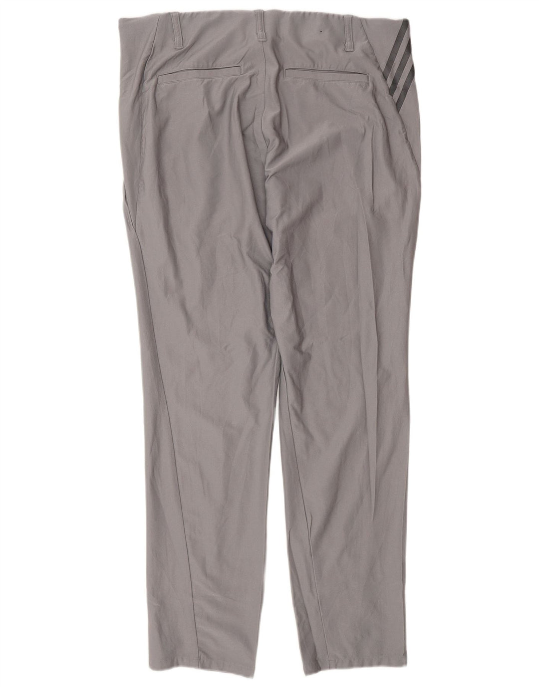 Adidas Herre Slim Chino Bukser W34 L32 Grå Polyester