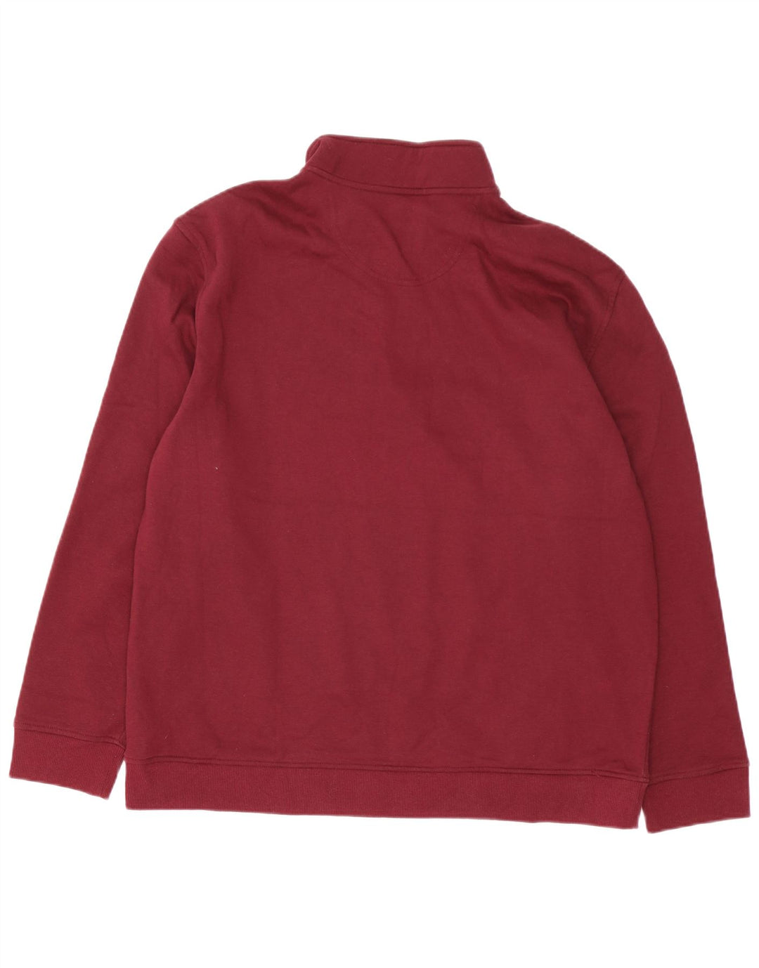 IZOD Sweatshirt med lynlås til mænd XL Burgundy Polyester