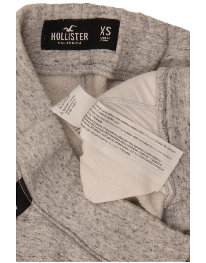 HOLLISTER Herre grafisk træningsdragt Bukser Jogger XS Grå Flecked Bomuld