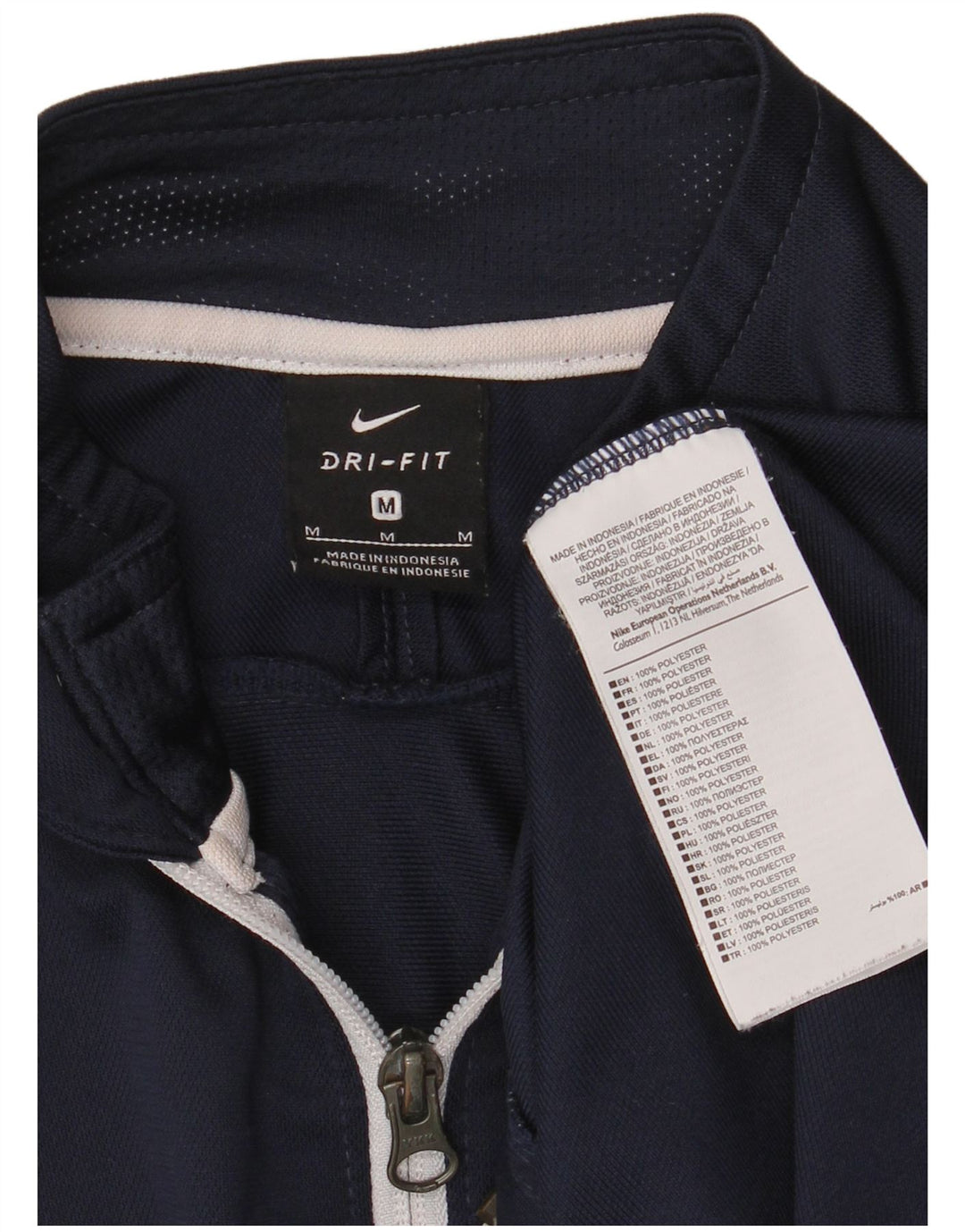 Nike Herre Dri Fit træningsdragt Topjakke Medium Navyblå Polyester