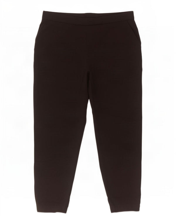 Marks & Spencer Joggers til kvinder Chinobukser UK 12 Medium W32 L28 Sort