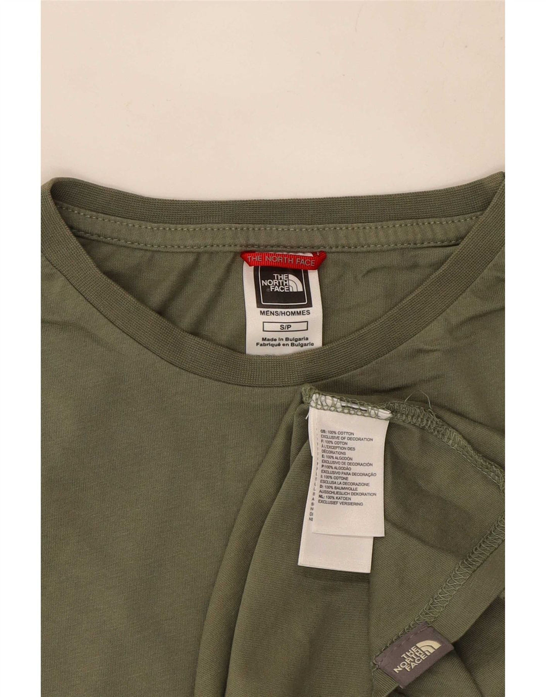 The North Face Herre T-Shirt Top Lille Grøn Bomuld
