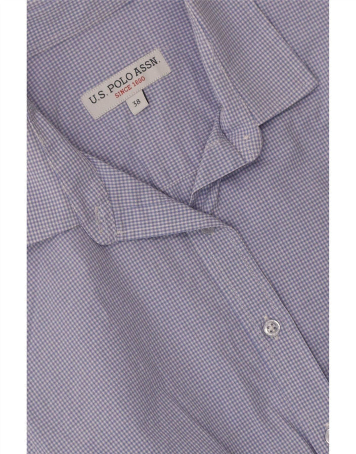 U.S. Polo Assn. Dameskjorte EU 38 Medium Blue Gingham
