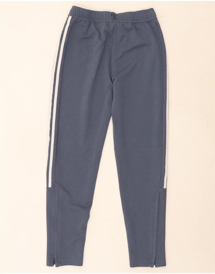 ADIDAS Boys Tracksuit Trousers 15-16 Years  Blue Polyester Vintage Adidas and Second-Hand Adidas from Messina Hembry 