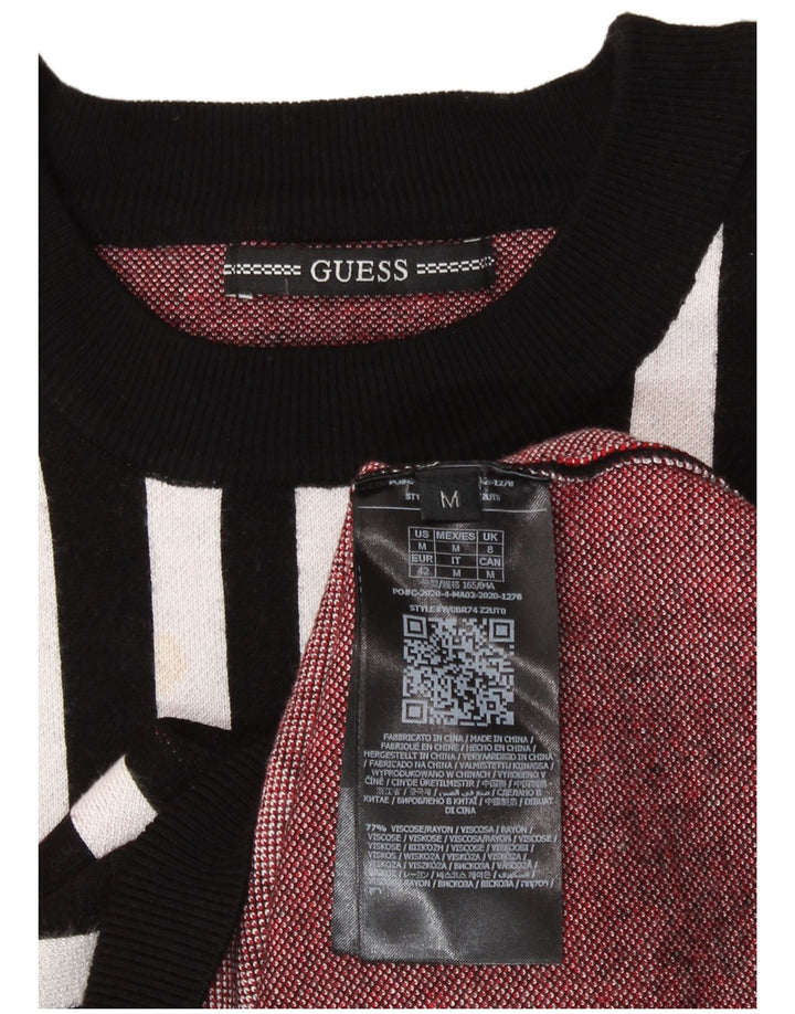 Guess Dame Oversized Crew Neck sweater UK 8 Small Black