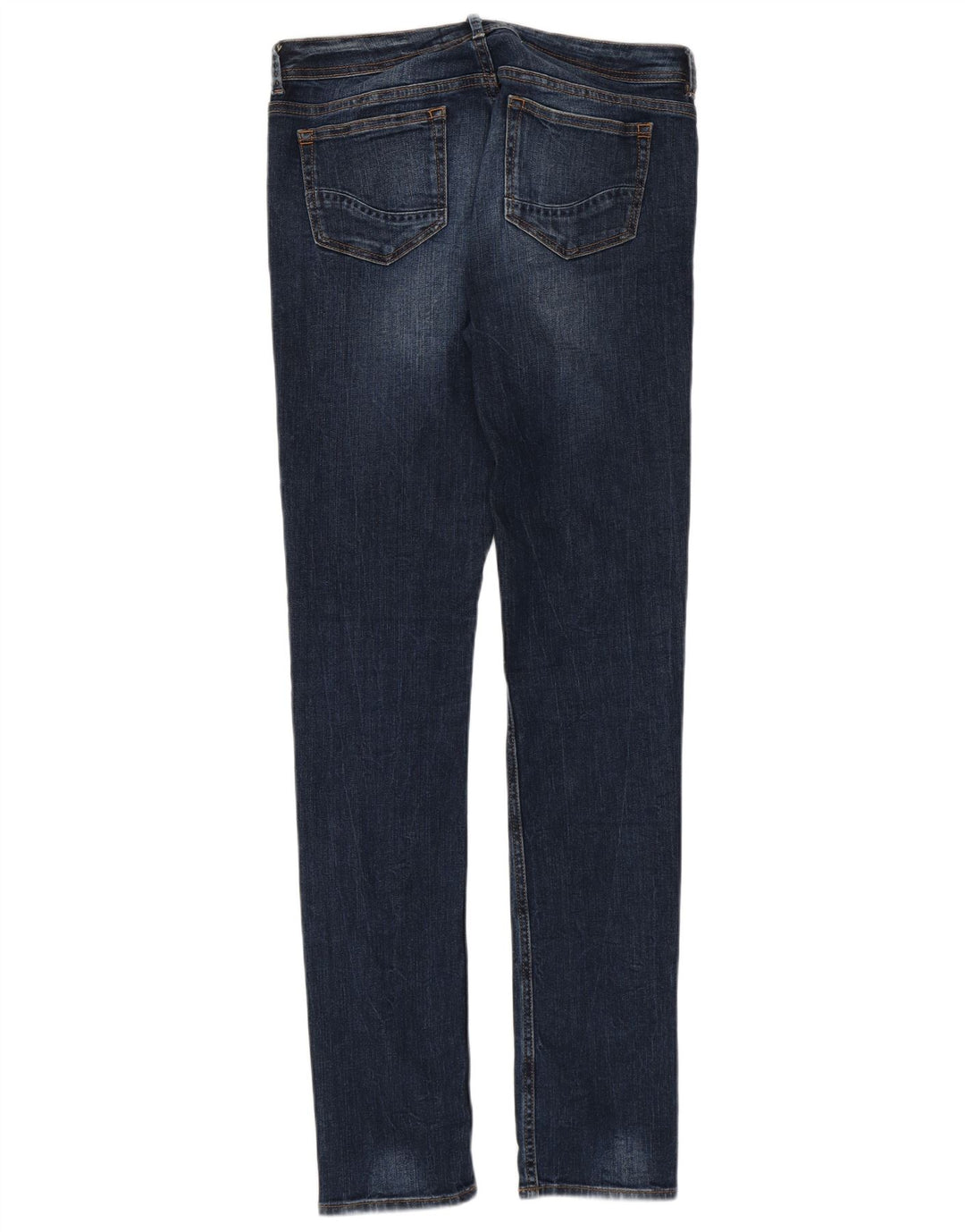 Fat Face Dame Slim Jeans UK 10 Small W30 L31 Blue Cotton