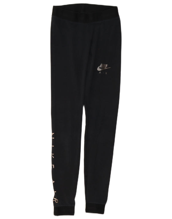 Nike Graphic Leggings til kvinder UK 10 Small Black Colourblock