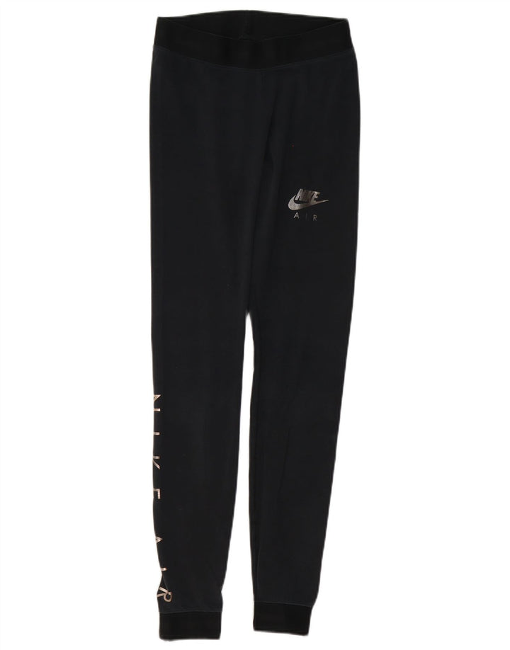 Nike Graphic Leggings til kvinder UK 10 Small Black Colourblock