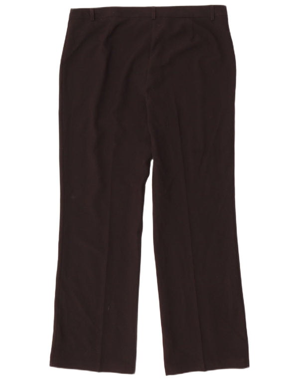 MARKS & SPENCER Lige fritidsbukser til kvinder UK 12 Medium W32 L28 Sort