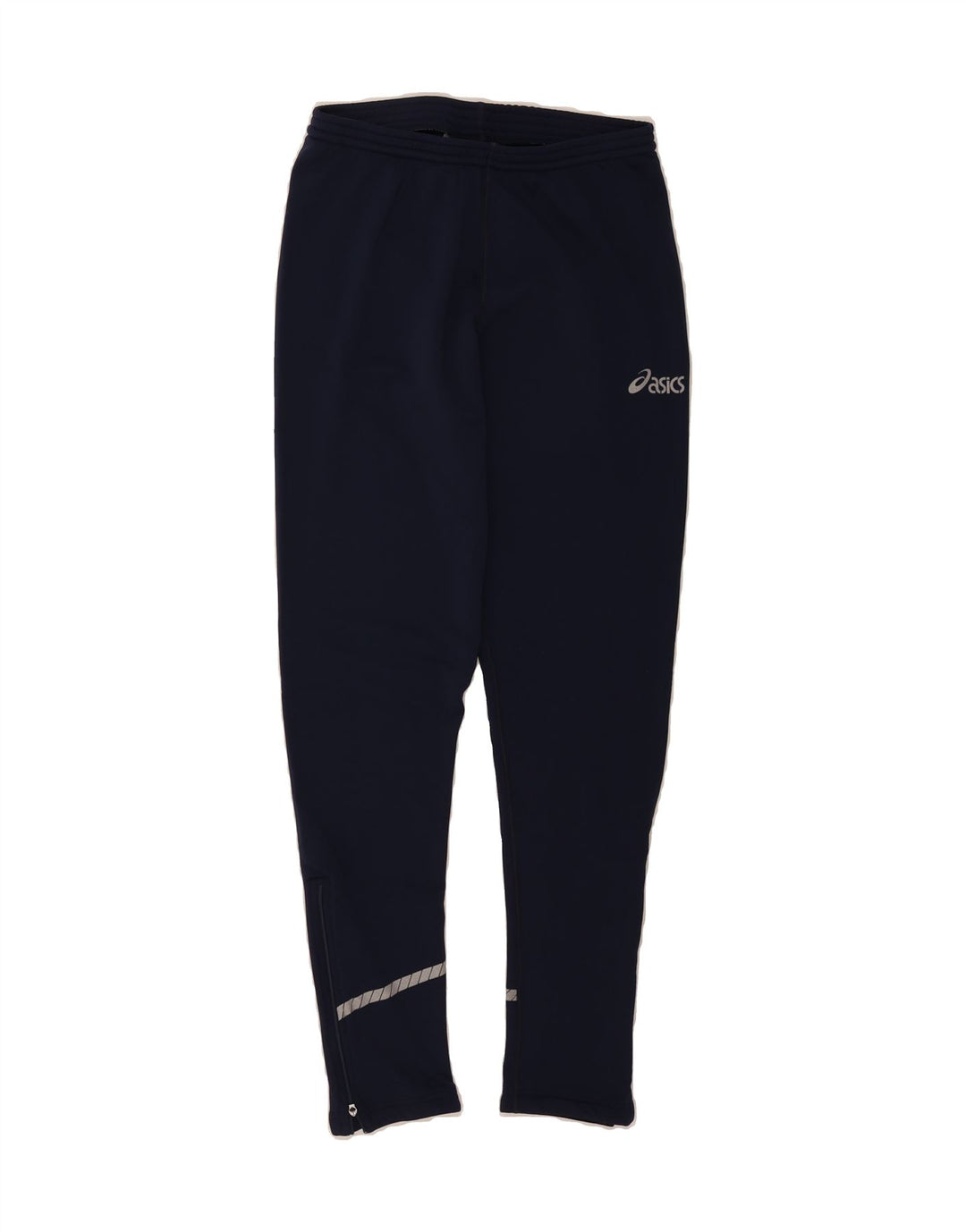 ASICS Womens Tracksuit Trousers Large  Navy Blue Polyamide Vintage Asics and Second-Hand Asics from Messina Hembry 