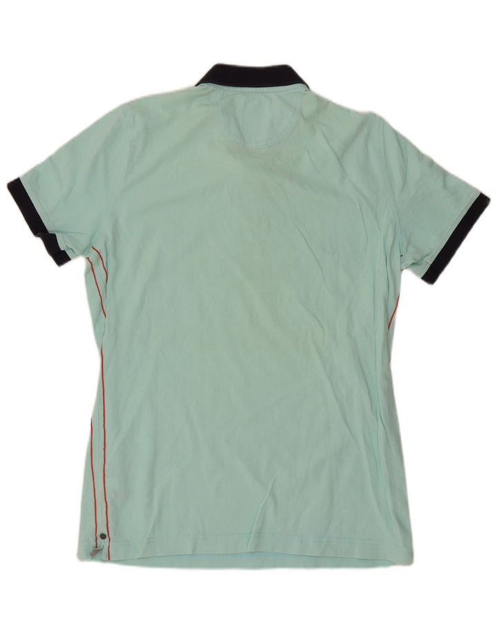 Gaastra Herre grafisk poloshirt Medium Blue Colourblock Bomuld