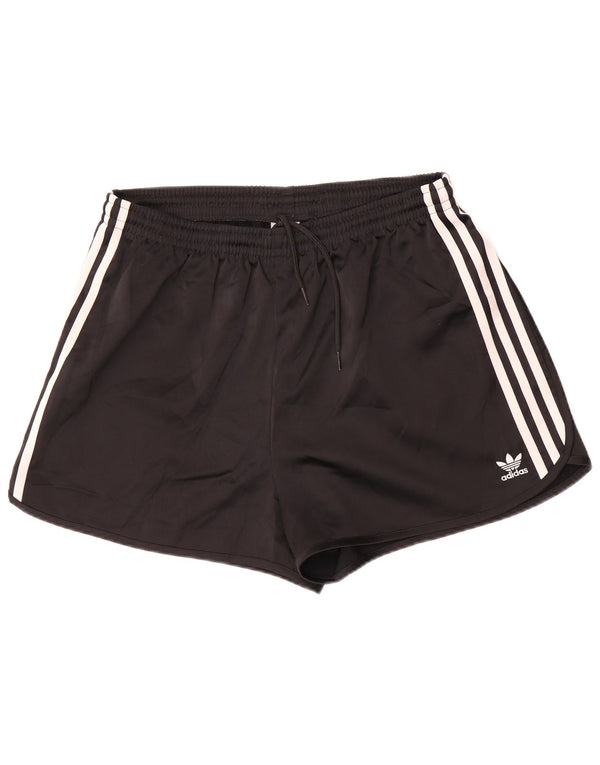 Adidas sportsshorts til kvinder UK 16/18 Large Black Polyester