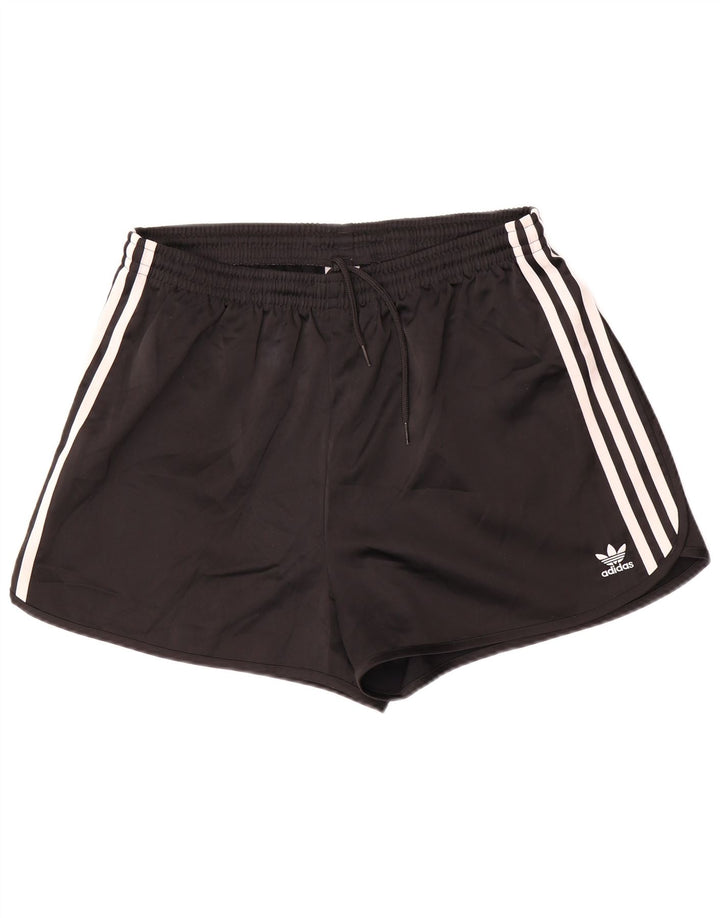 Adidas sportsshorts til kvinder UK 16/18 Large Black Polyester