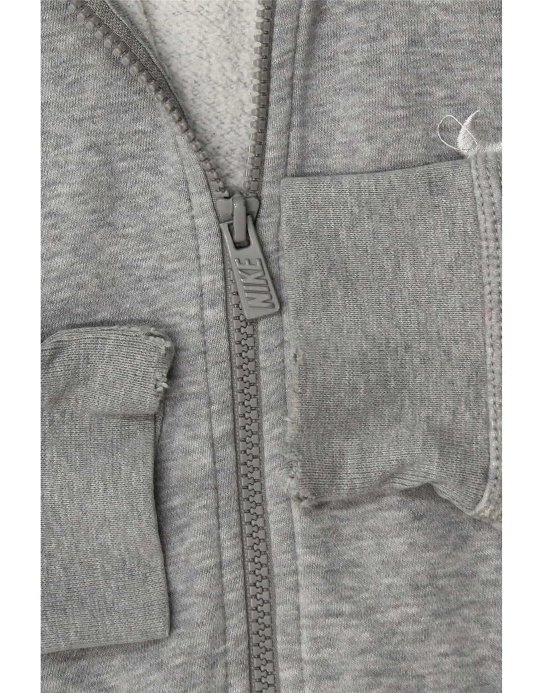 Nike hættetrøje med lynlås til mænd Medium Grey Flecked Bomuld