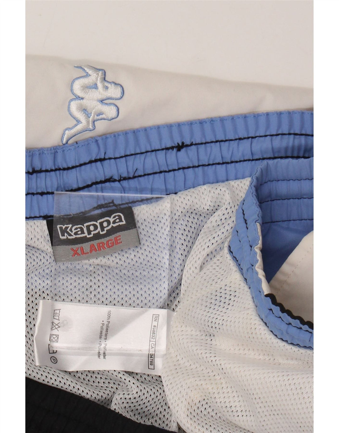 KAPPA Sportshorts til mænd XL Flerfarvet Colourblock Polyester