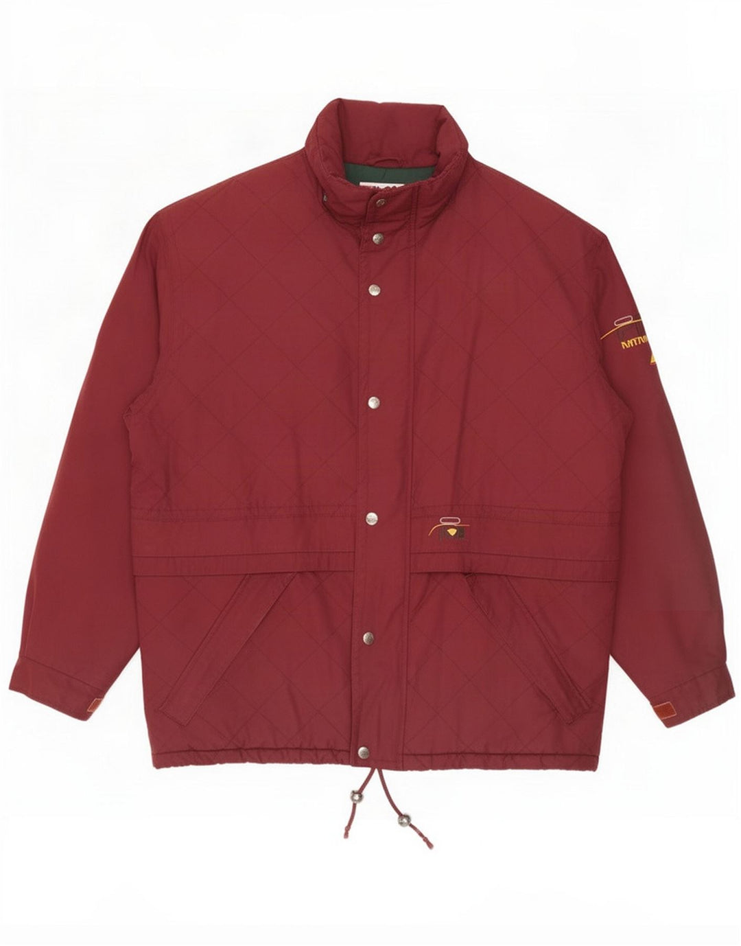 Fila Quiltet jakke til mænd IT 52 XL Burgundy