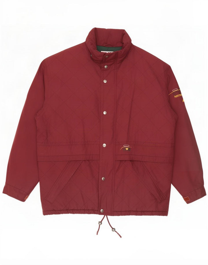 Fila Quiltet jakke til mænd IT 52 XL Burgundy