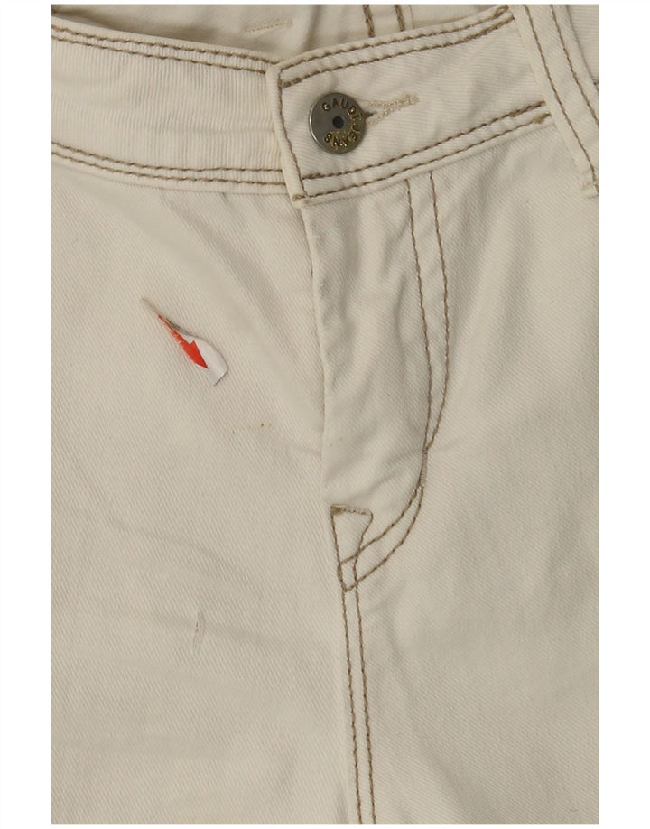 Gaudi Dame denim Shorts W28 Medium Off White Bomuld