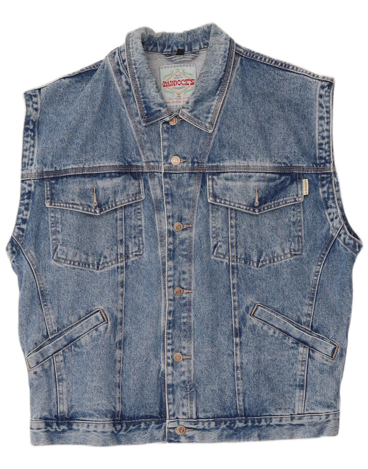 Paddocks Denim Gilet til mænd UK 42 XL Blå