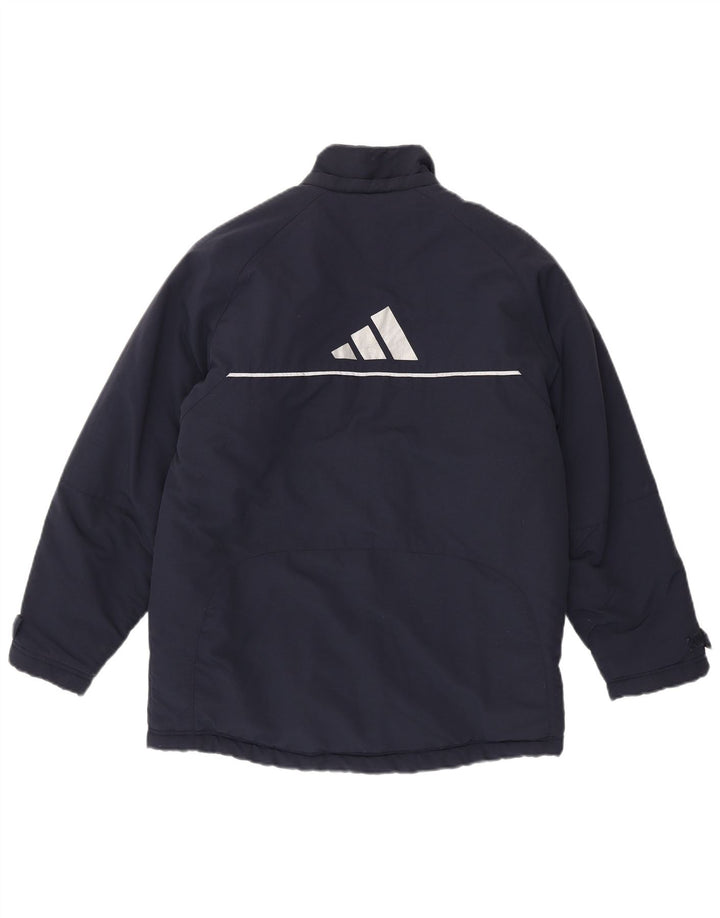 Adidas drenge grafisk vindjakke 13-14 år marineblå polyamid