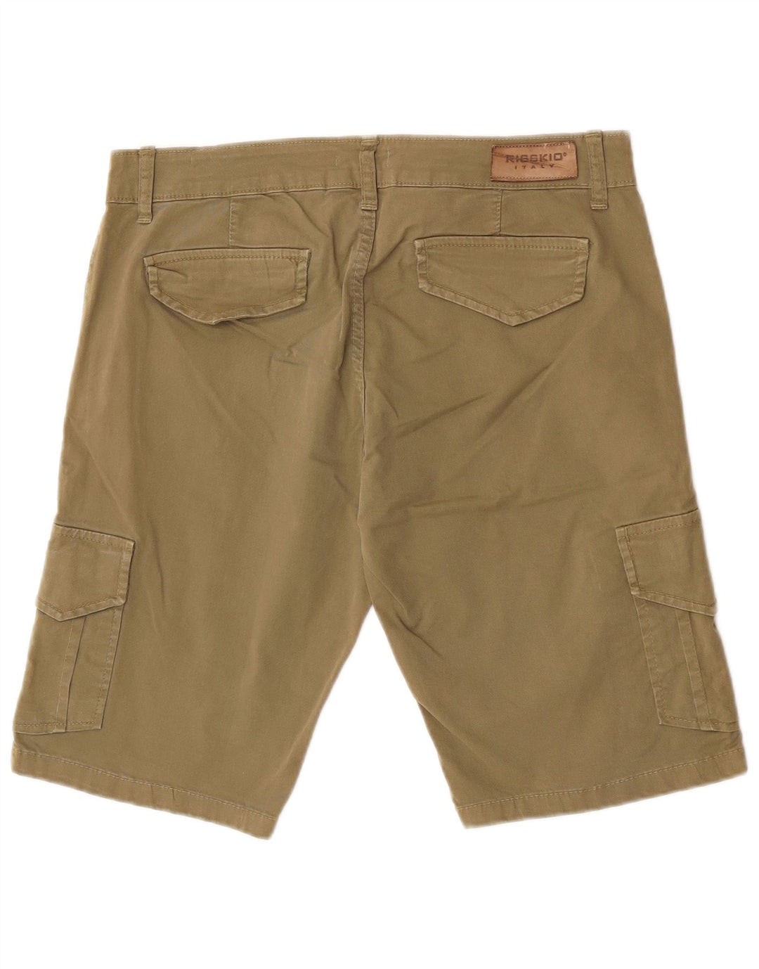 Risskio Herre Cargo Shorts W34 Large Khaki