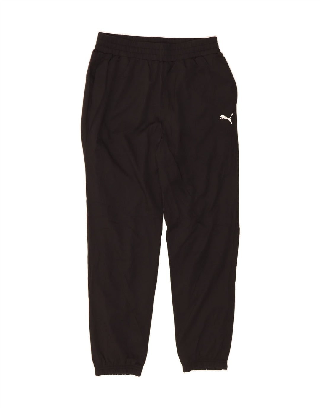 PUMA Mens Tracksuit Trousers Joggers Small  Black Polyester Vintage Puma and Second-Hand Puma from Messina Hembry 