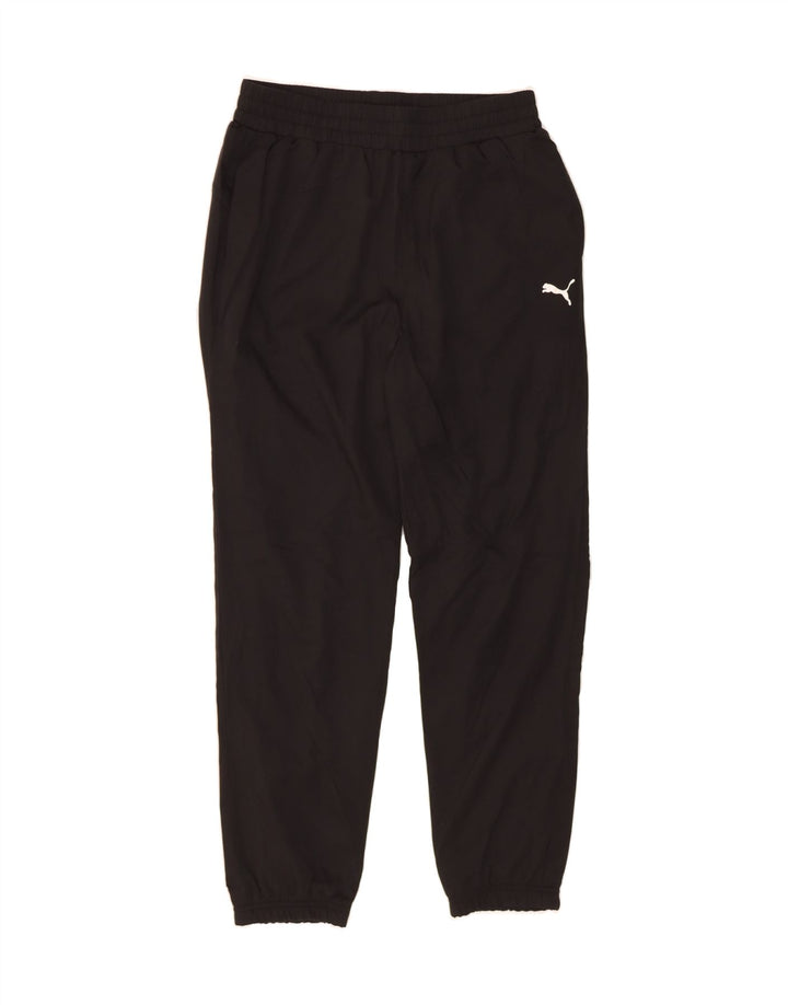PUMA Mens Tracksuit Trousers Joggers Small  Black Polyester Vintage Puma and Second-Hand Puma from Messina Hembry 