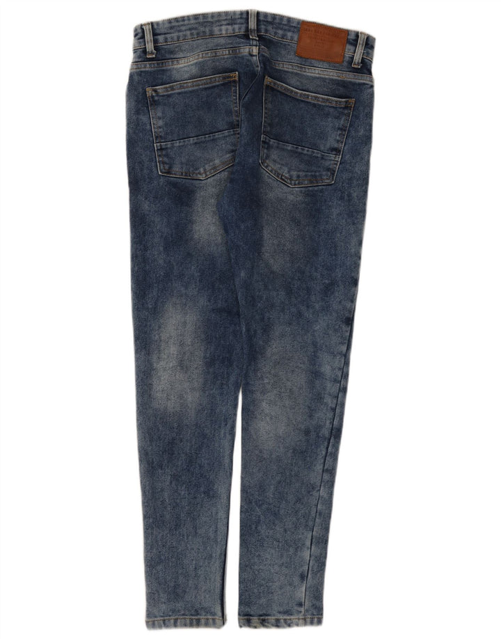 Zara Dame Slim Jeans W30 L29 Blå