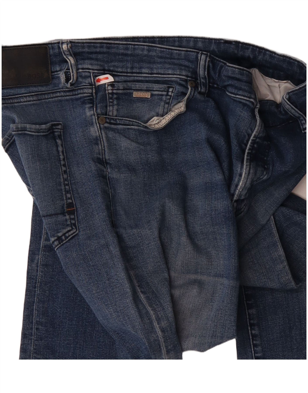 Hugo Boss Straight Jeans til mænd W38 L31 Blå