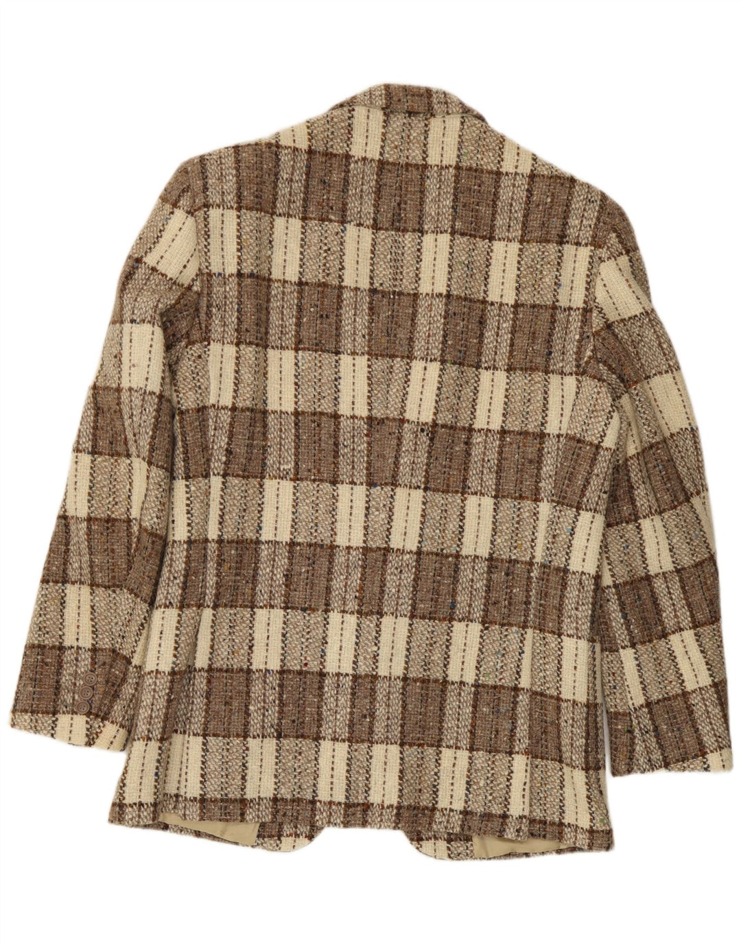 Cacharel Herre 2-knaps blazerjakke IT 52 XL Beige ternet uld