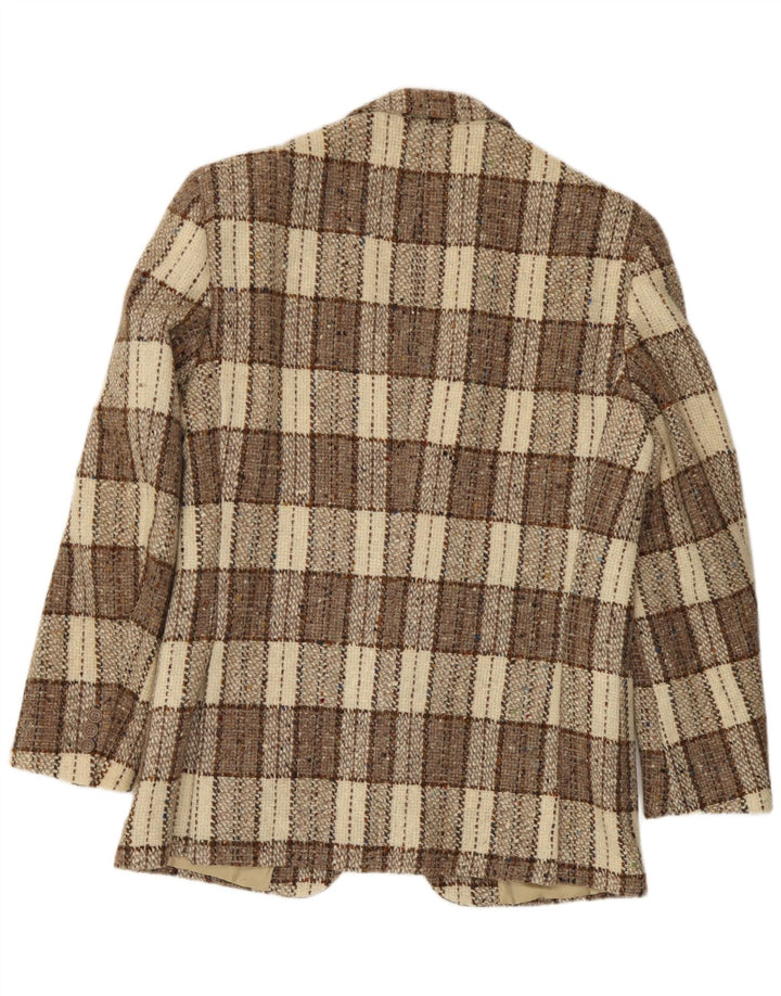 Cacharel Herre 2-knaps blazerjakke IT 52 XL Beige ternet uld