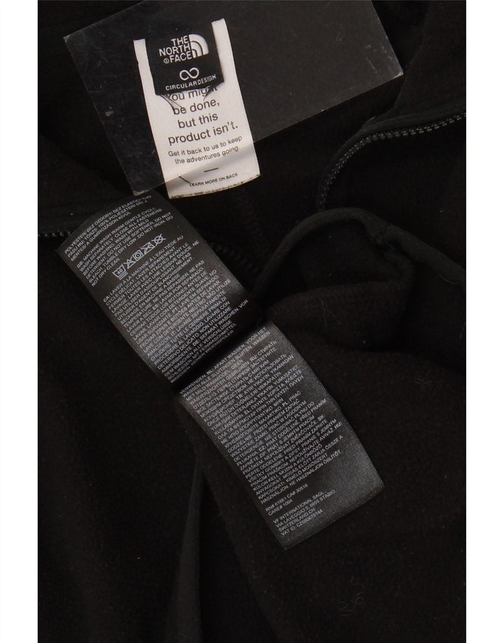 THE NORTH FACE Piger Fleecetrøje med lynlås 12-13 år Sort Polyester