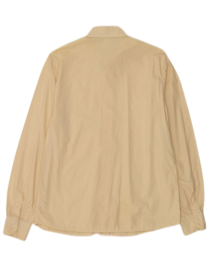 Emmanuel Schwili Herreskjorte str. 42 Large Yellow Gingham
