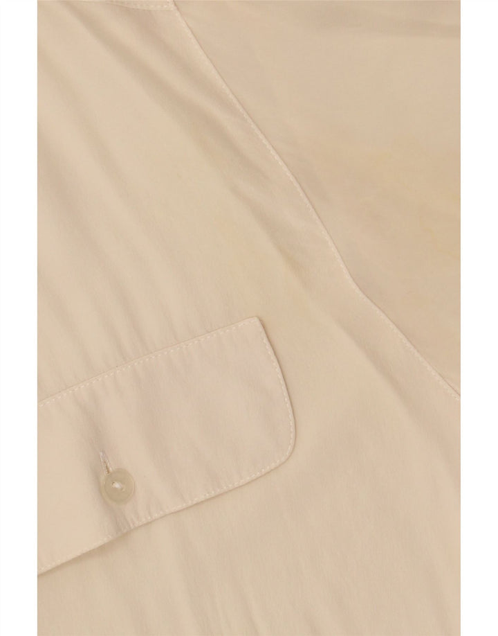 VINTAGE Dameskjorte UK 12 Medium Off White