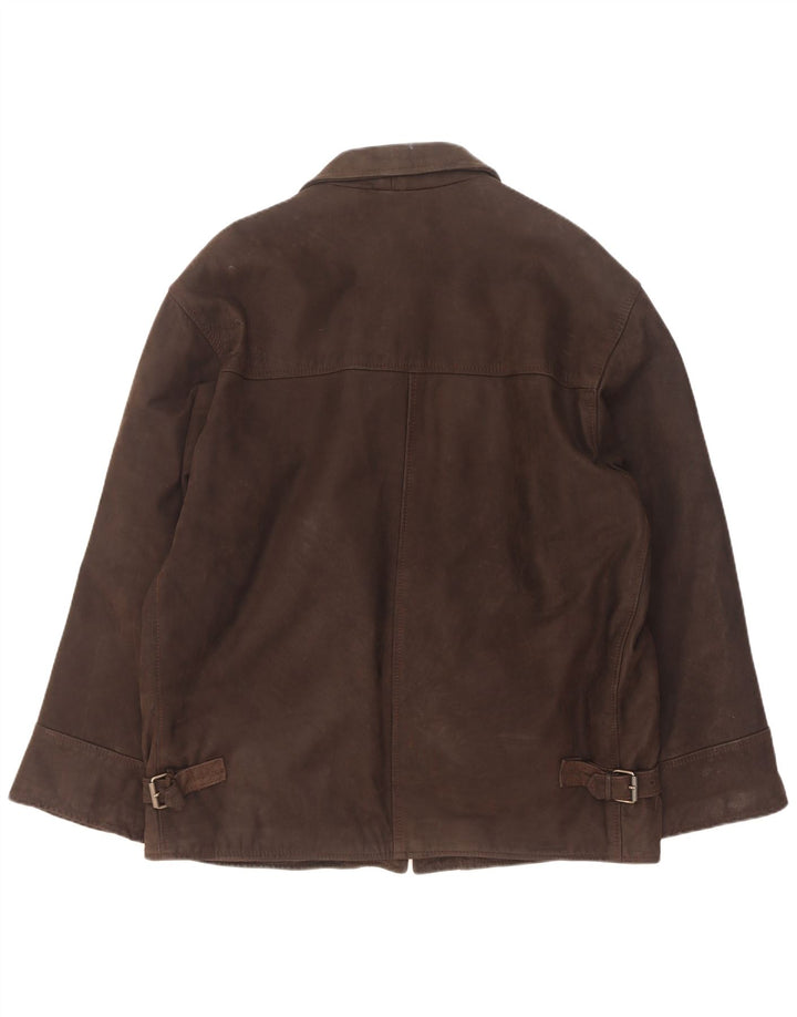 Vintage herre læderjakke UK 44 2XL Brun