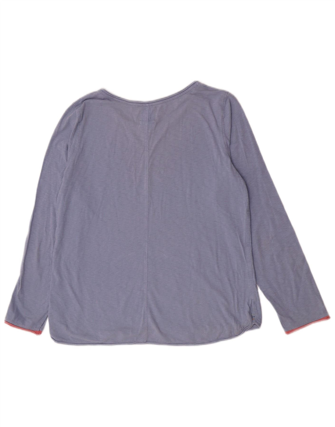White Stuff Dame Top Langærmet UK 12 Medium Blue Bomuld