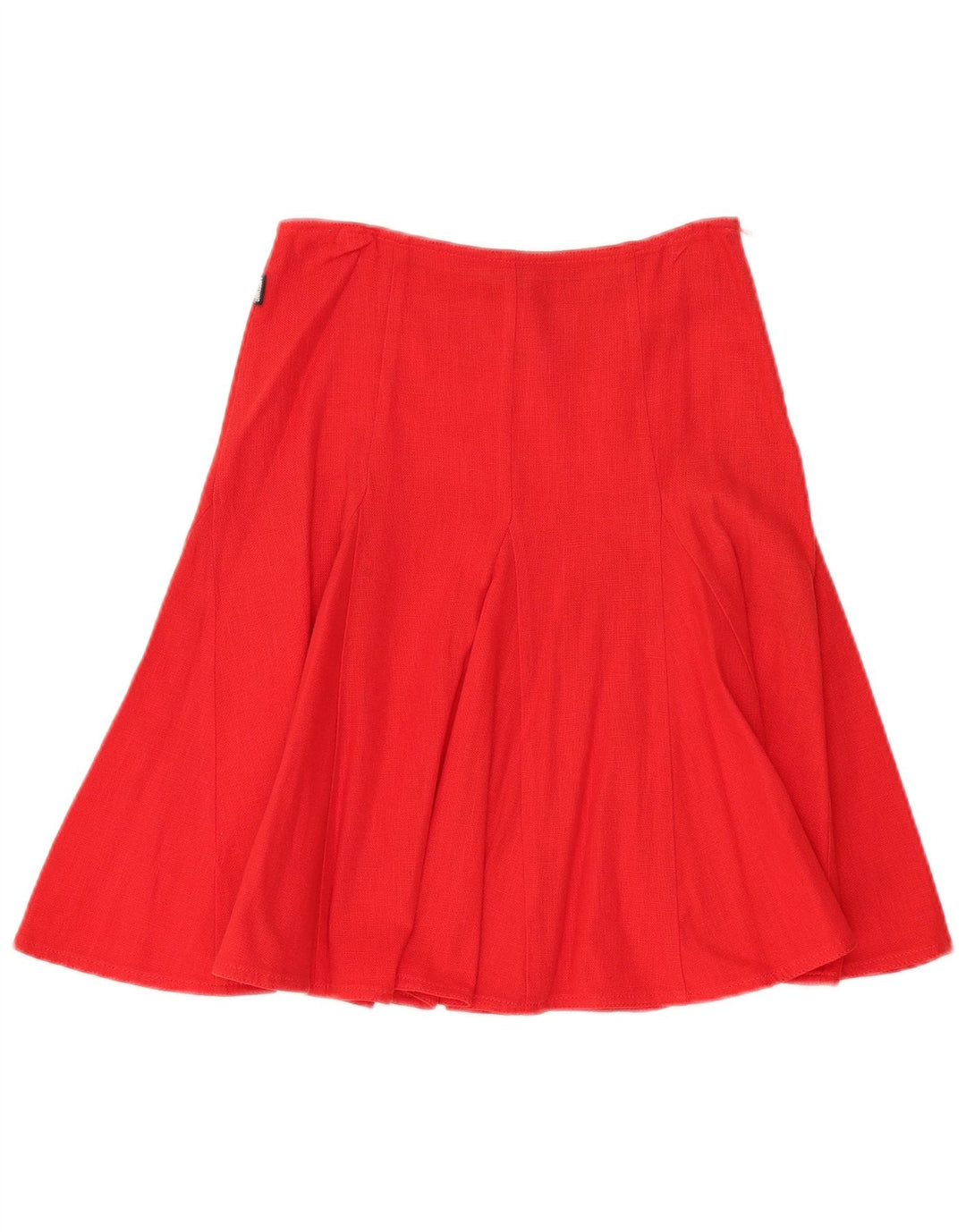 Moschino Dame Flared Skirt IT 40 Small W28 Rød