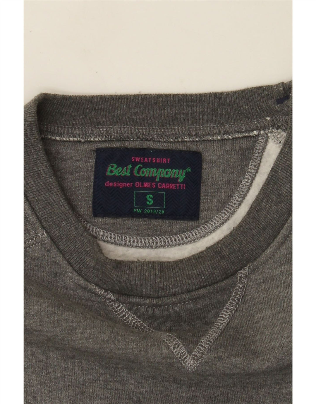Bedste Firma Herre Grafisk Sweatshirt Jumper Lille Grå Flecked