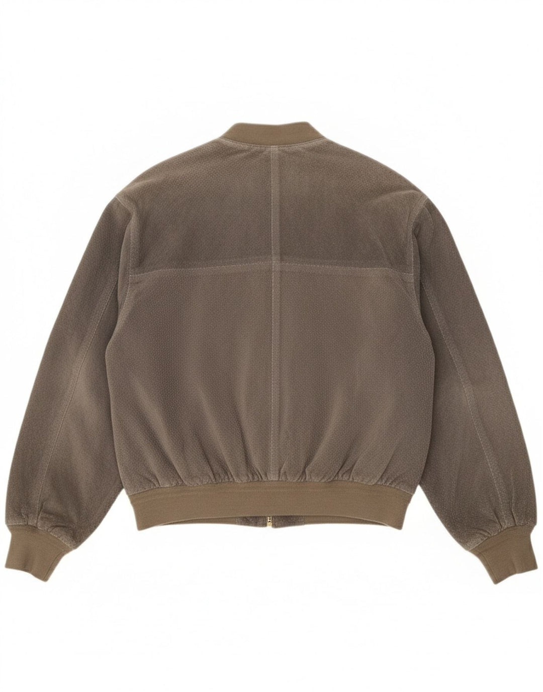 Vintage herre ruskind bomberjakke IT 52 XL Grå