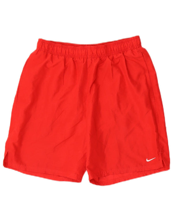 Nike sportsshorts til mænd, medium rød polyester