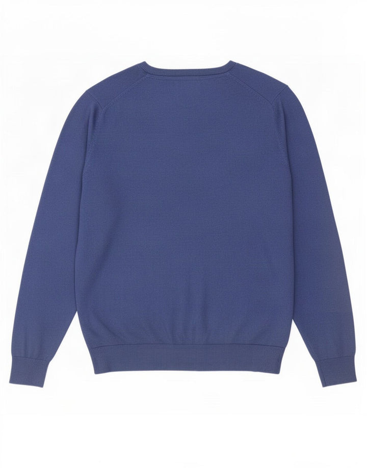 Marks & Spencer Herre V-hals sweater Medium marineblå bomuld