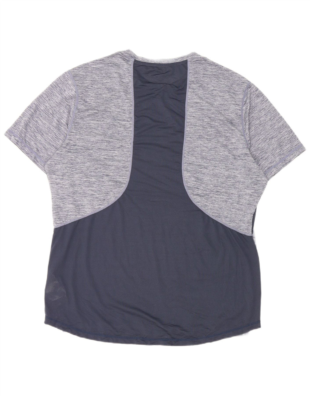Umbro Herre T-Shirt Top XL Marineblå Flecked Polyester